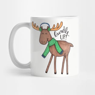 Bundle Up Cold Moose Mug